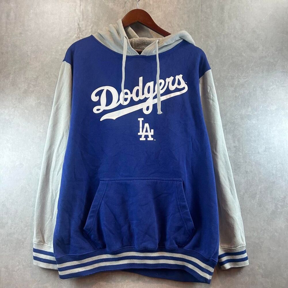Mlb Men's Blue and Navy Hoodie